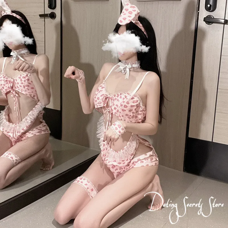 

Sexy Underwear Open File Leopard Print Bunny Open File Open File Open Uniform Coquettish Suit Lingerie Bodysuit