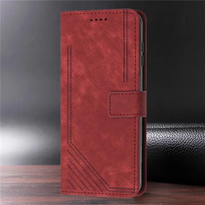 Luxury Magnetic Leather Wallet Case - Shockproof Flip Cover