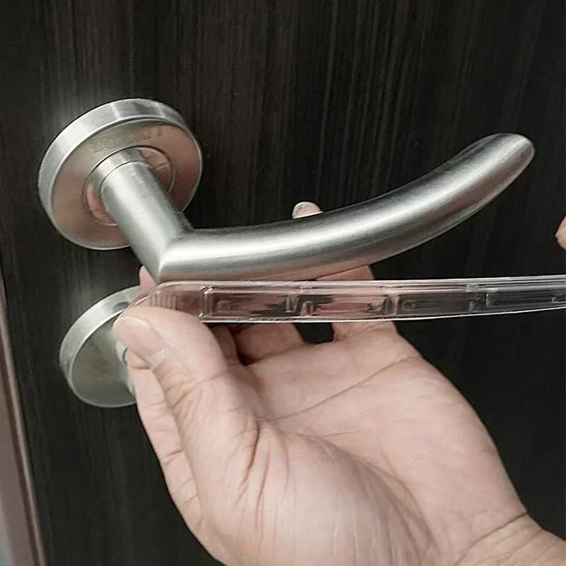 Silicone Door Stopper Self Adhesive Pads Cabinet Bumpers Wall Protector Furniture Refrigerator Anti-crash Pad 1 Sheet