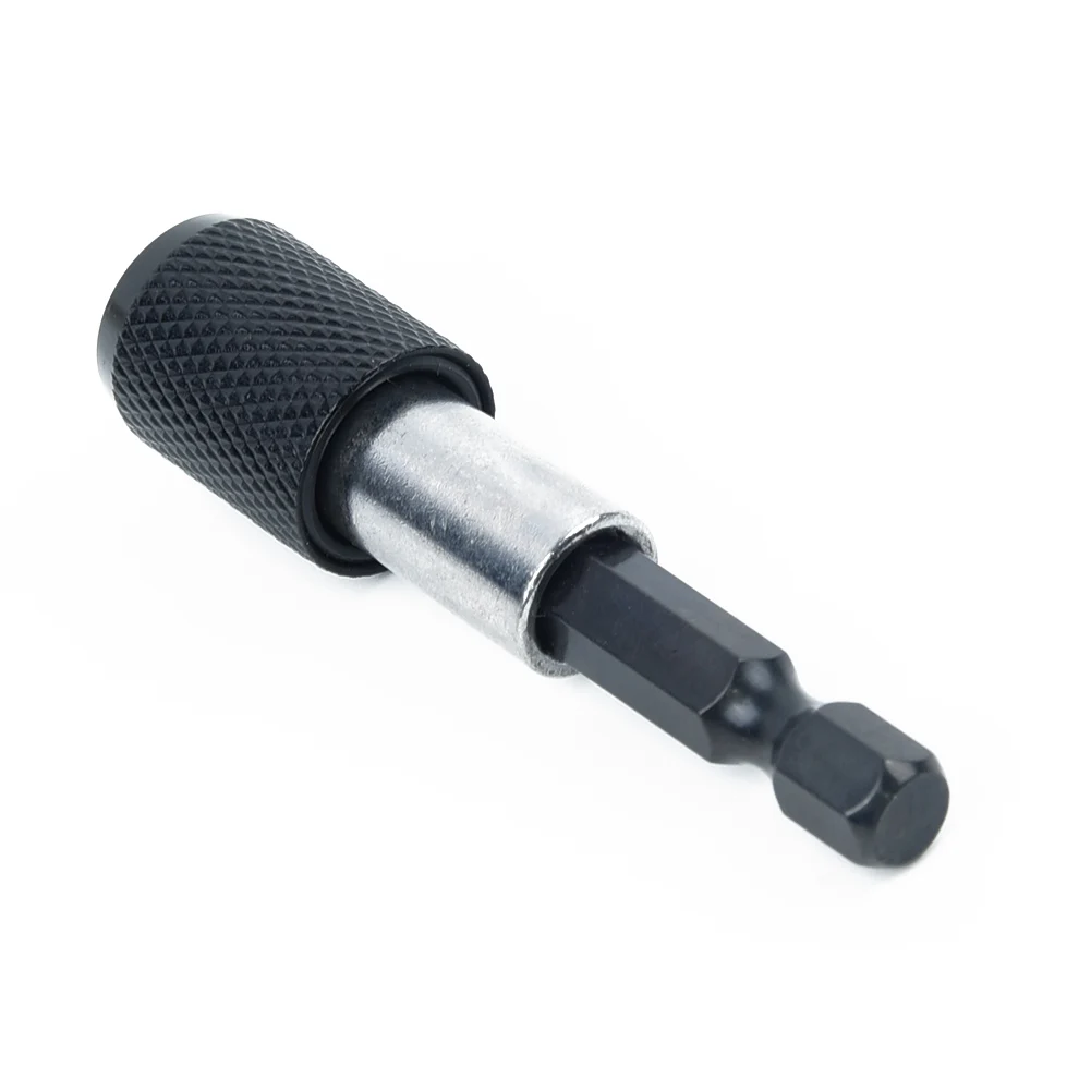 Magnetic Screwdriver Bit Holder 1/4" 60mm Flexible Quick Release Drill Screw Conversion Change Adapter Converter