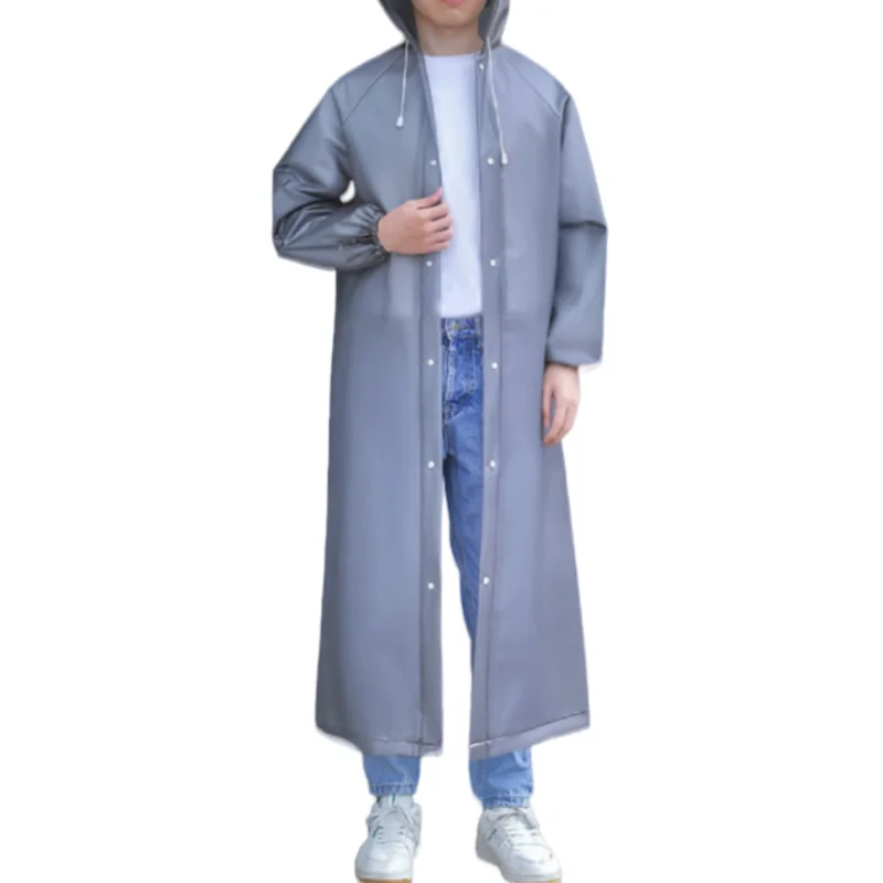 Long Full-length Rainstorm Proof Adult Male And Female Outdoor Thickened Transparent Portable Poncho raincoat poncho