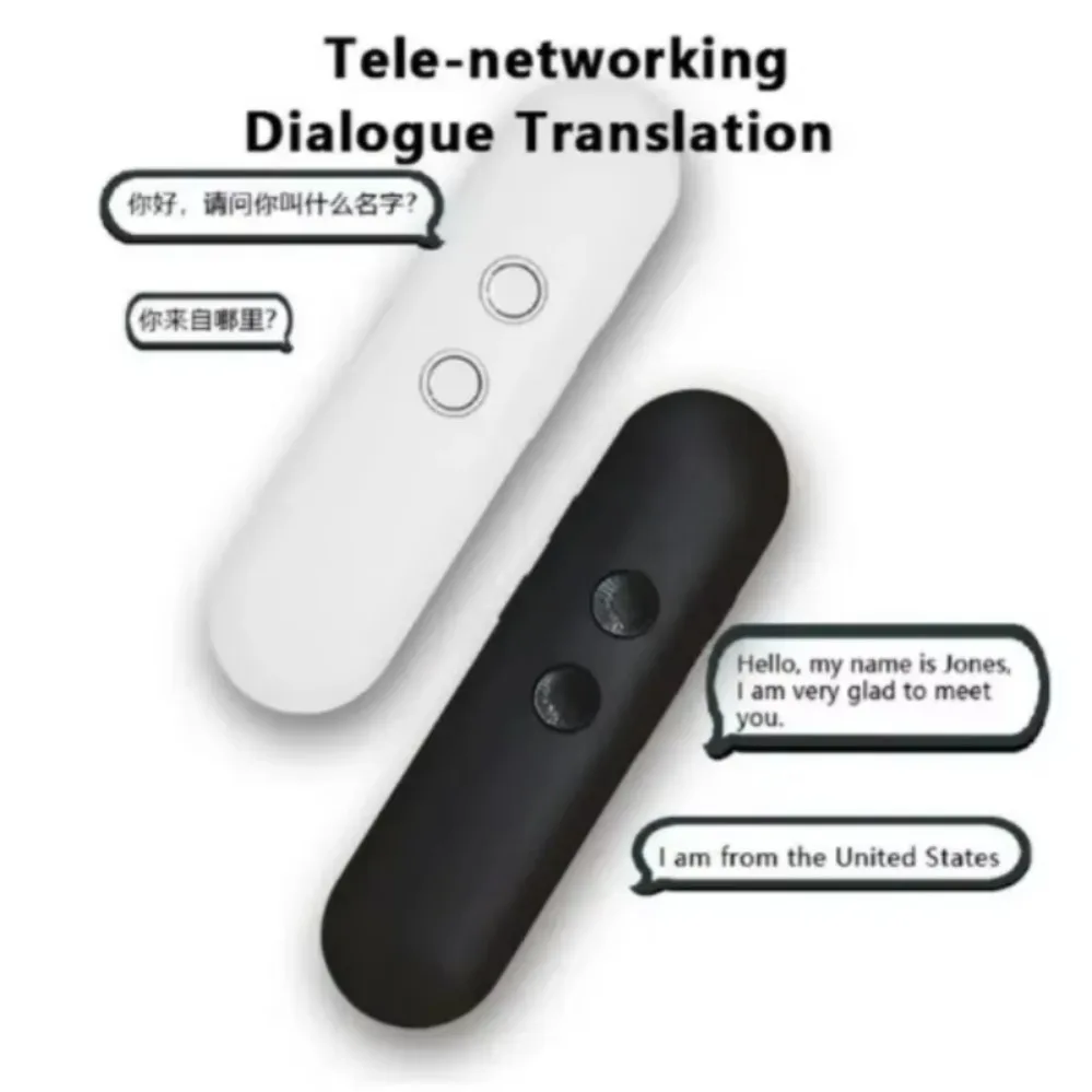Smart Voice Language Translator Two Way Easy Translation 40 Languages Instant Real-time