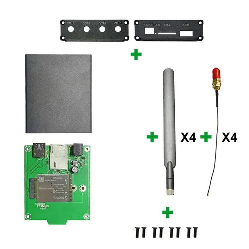 

M.2 to USB3.0 5G Module Case + Sierra wireless EM7565 4G LTE module CAT-12 + antenna USB Dongle