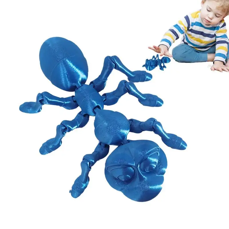 

Игрушка-лягушка с 3D рисунком животных, шарнирная игрушка-лягушка с подвижными соединениями, настольная игрушка для детей, искусственные игрушки