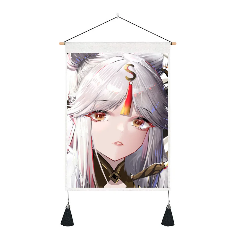 

Original God Game Tapestry Hanging Painting Polyester Material Wall Background Wall Cloth Bedroom Room Rectangular Decor Fabric