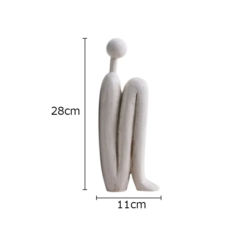 Minimalist Abstract Resin Sculpture