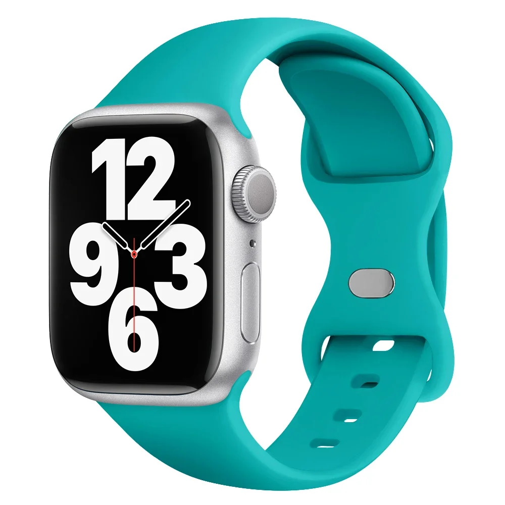 Premium Soft Silicone Smartwatch Band - Versatile Sport Strap Bracelet