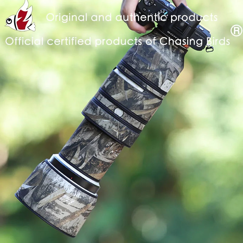 Chasing Birds Camouflage Lens Coat Per Sony 100 400 Gm Copertura Protettiva Per Lenti Impermeabile E Antipioggia Sony 100-400Mm Copriobiettivo