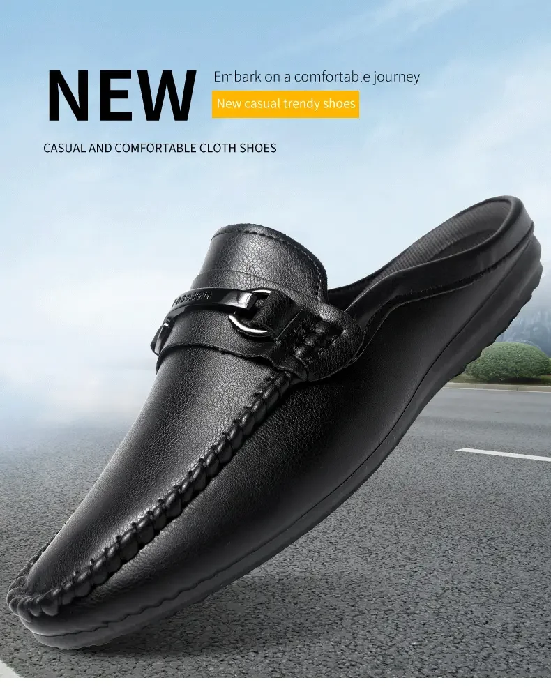 Herren Pantoletten Slipper Als Bequeme Freizeitschuhe Ohne Ferse_voghion.com