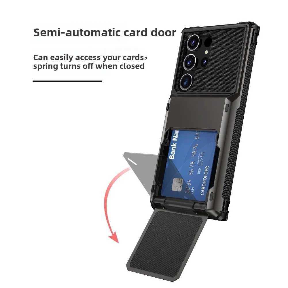 Stylish Wallet Phone Case with Card Holder & Protective Cover