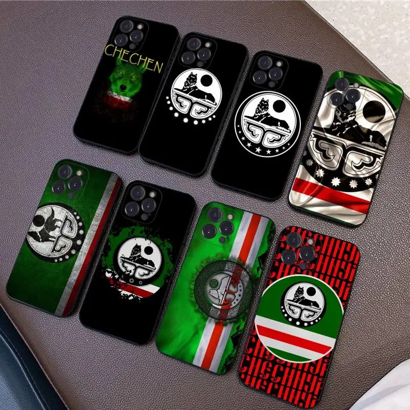 

Chechen Flag Phone Case Silicone Soft for iphone 14 13 12 11 Pro Mini XS MAX 8 7 6 Plus X XS XR Cover