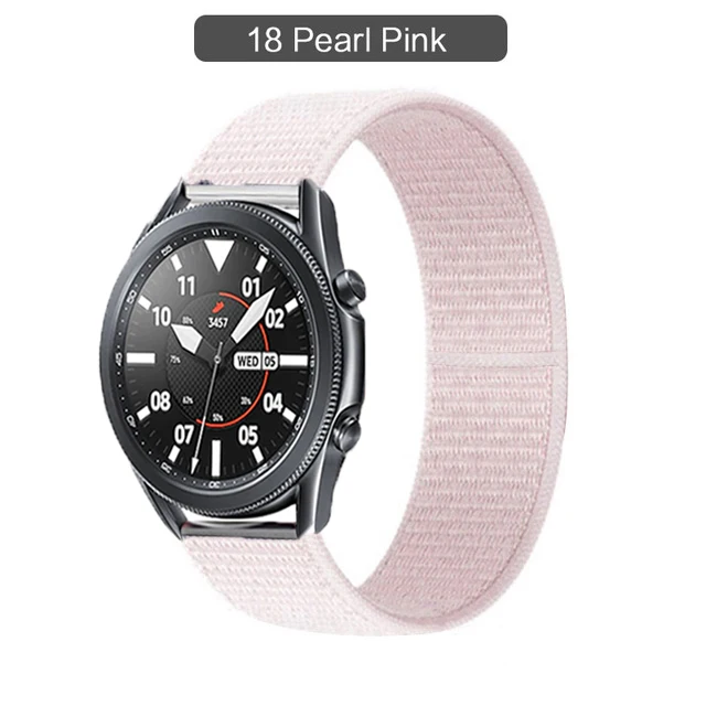 Nylon Loop Sports Bracelet Band, 20mm/22mm Strap