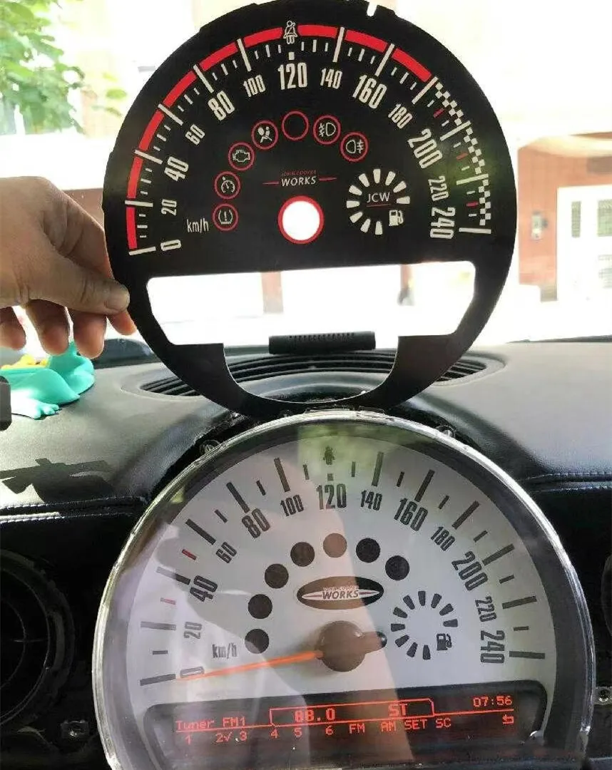 Gauge Faces Speedometer Dials For BMW MINI COOPER R55 R56 R57 R58 R59