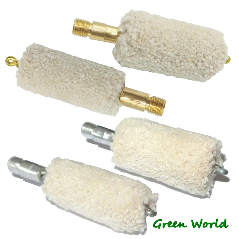 Green World 3 teile/los.45cal-12GA Baumwolle Mopp Pinsel, Gun Clean Pinsel