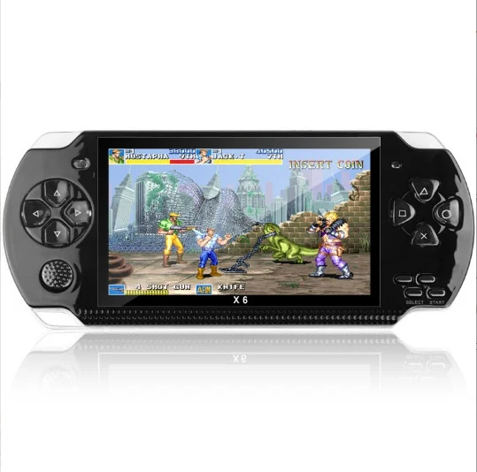 

Портативная игровая консоль X6 поддерживает беспроводную проводную консоль PSP 64 бит 8 ГБ, аркадная консоль NES, ностальгическая портативная игровая консоль SUP