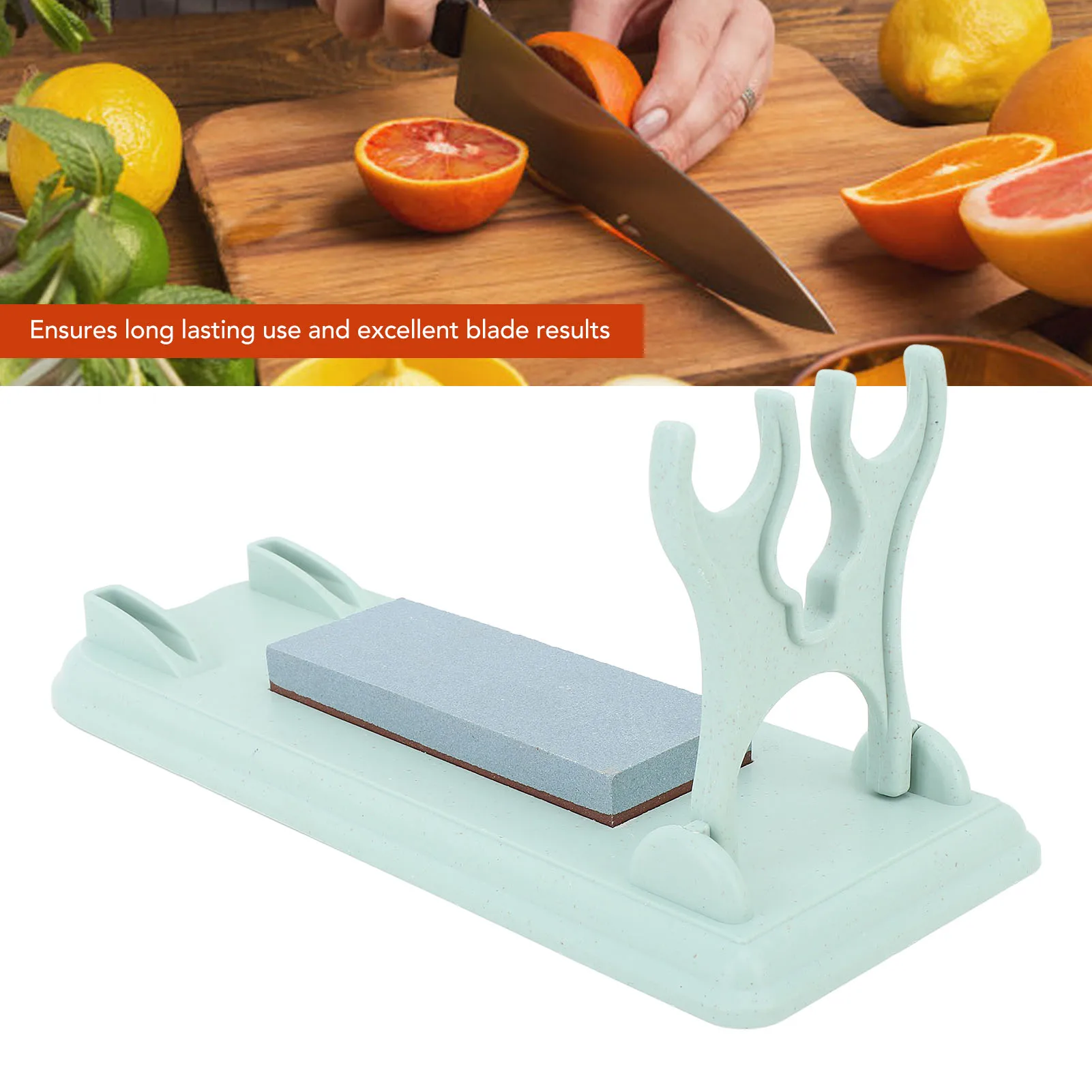 

Non-slip double-sided Professional Plastic Angle Guide Sharpening Stone Kitchen Knife Sharpener Knife Tools Sharper Blade