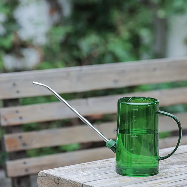 Indoor Plants Watering Can Transparent Simple Style Watering Can for Indoor Outdoor Plants Transparent Simple Style Watering Can 3