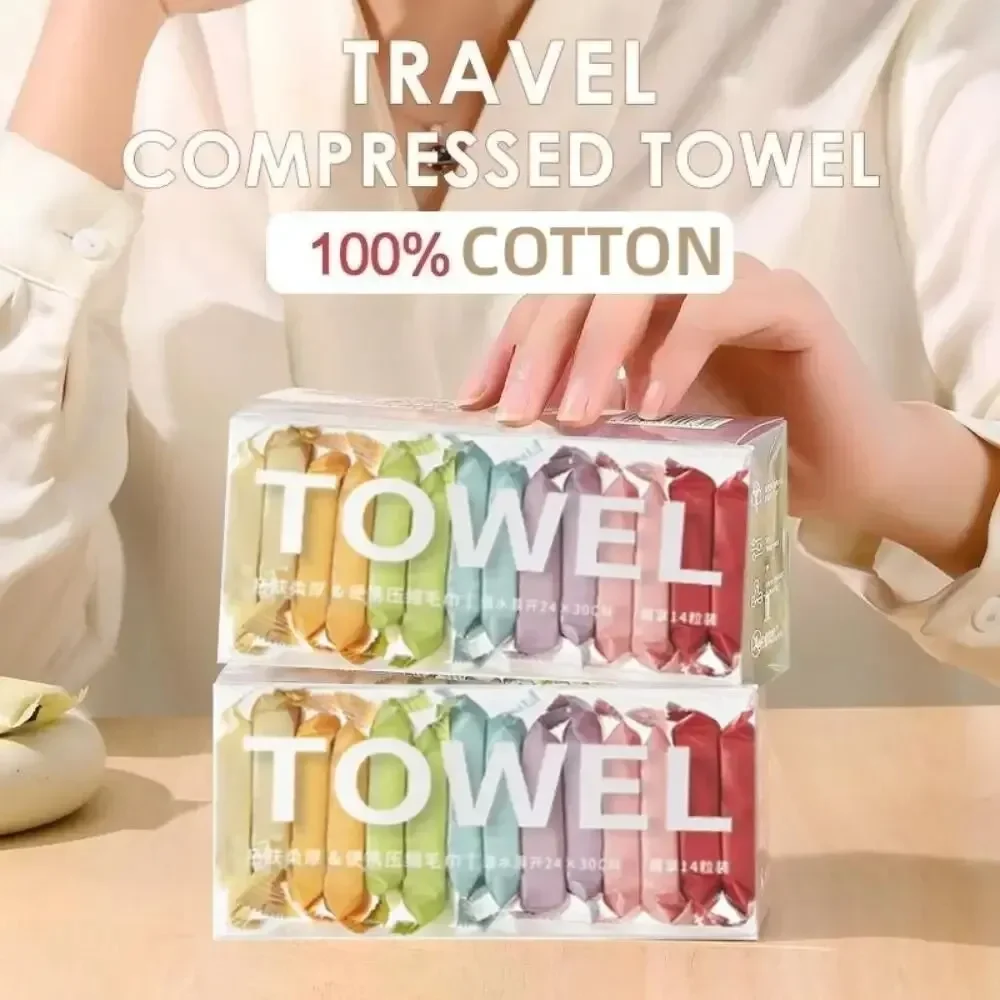 Disposable Travel Towel Clean Beauty Square Face