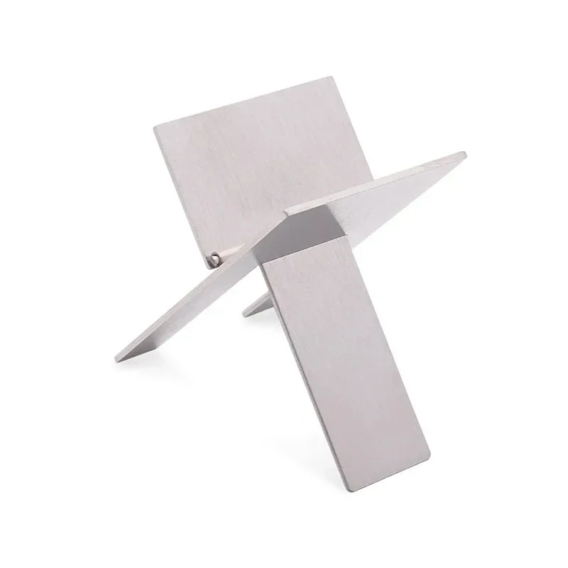 Cigar Tools Mini Folding Cigar Rack Adjustable Stainless Steel Cigar Holder Ashtray Display Stand Smoking Accessories