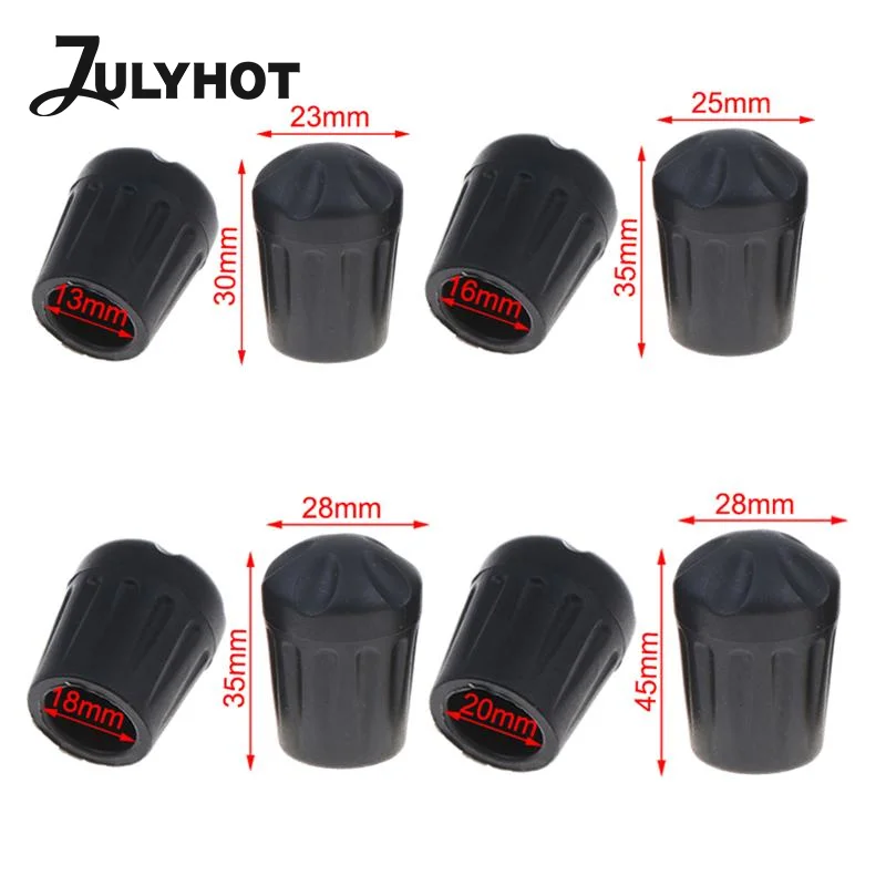 Set of 4 Rubber Non-Slip Chair Foot Covers – Noise-Dampening and Scratch-Proof Pads