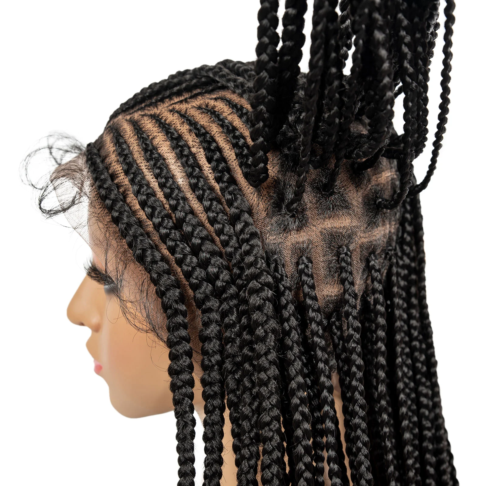 Long Length Cornrow Braided Wigs