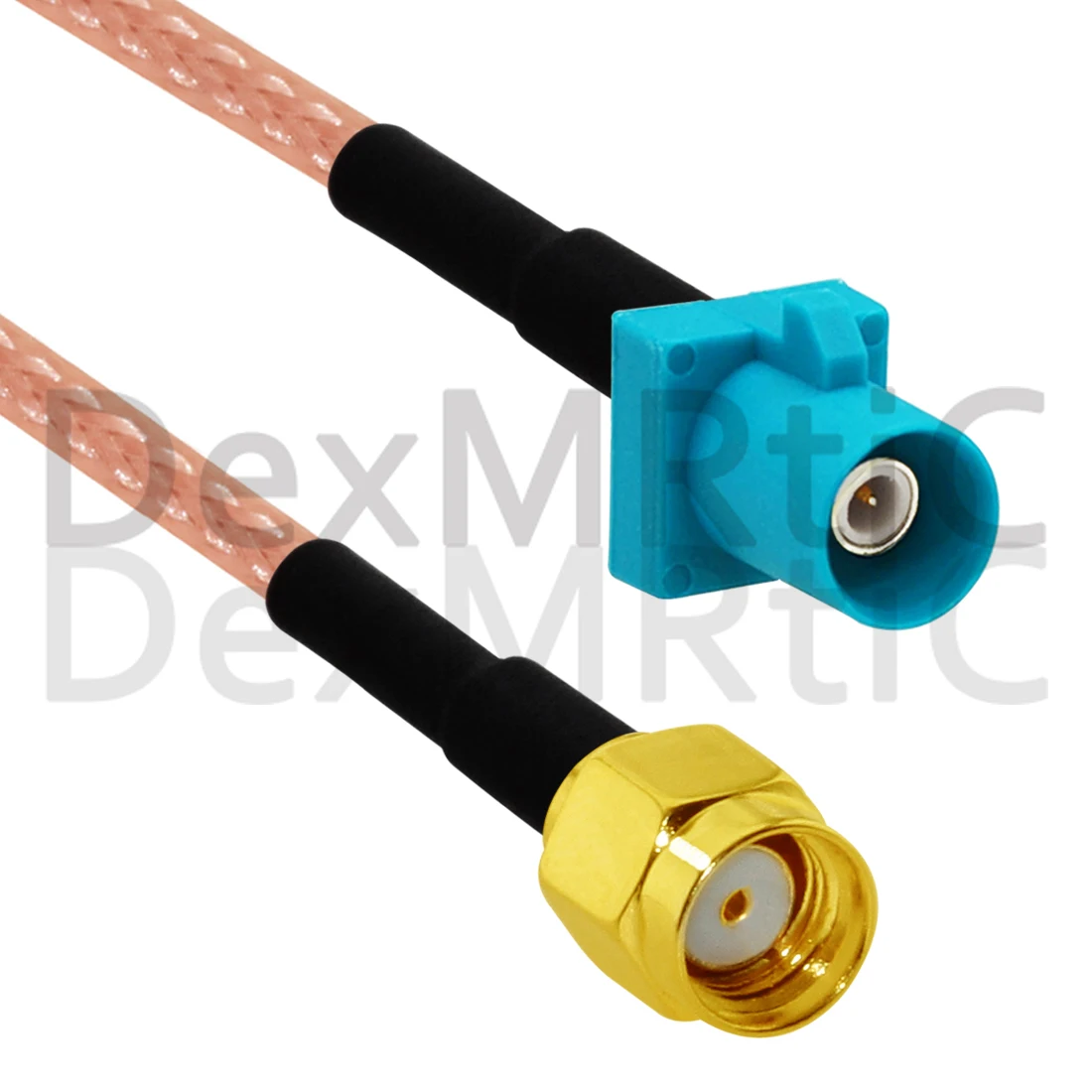 Fakra z typ männlich weiblich wasser blau universal zu sma stecker buchse pigtail kabel adapter rg316 15cm /30cm/50cm/100cm großhandel neu – Detail 2