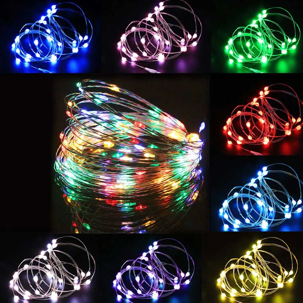 LED Fairy String Lights, Firefly String Lights Crafting Lights Warm White LED Fairy String Lights Home Festival Decorations