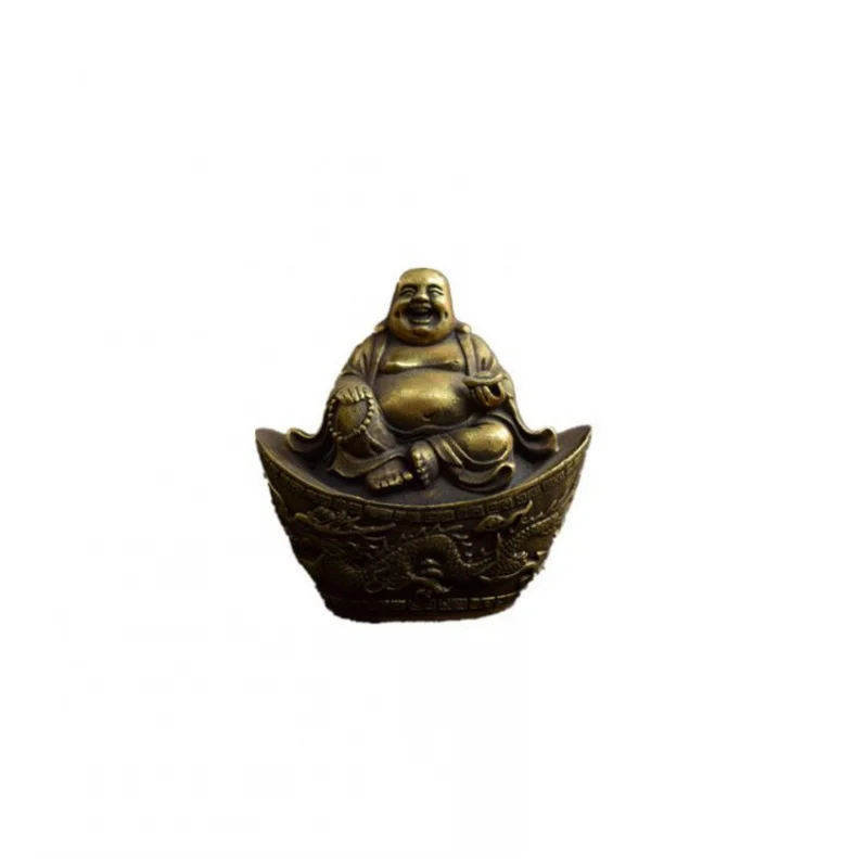 

Copper Statue Factory direct selling antiques miscellaneous Maitreya Buddha bronze collection brass Treasure Collection sitting