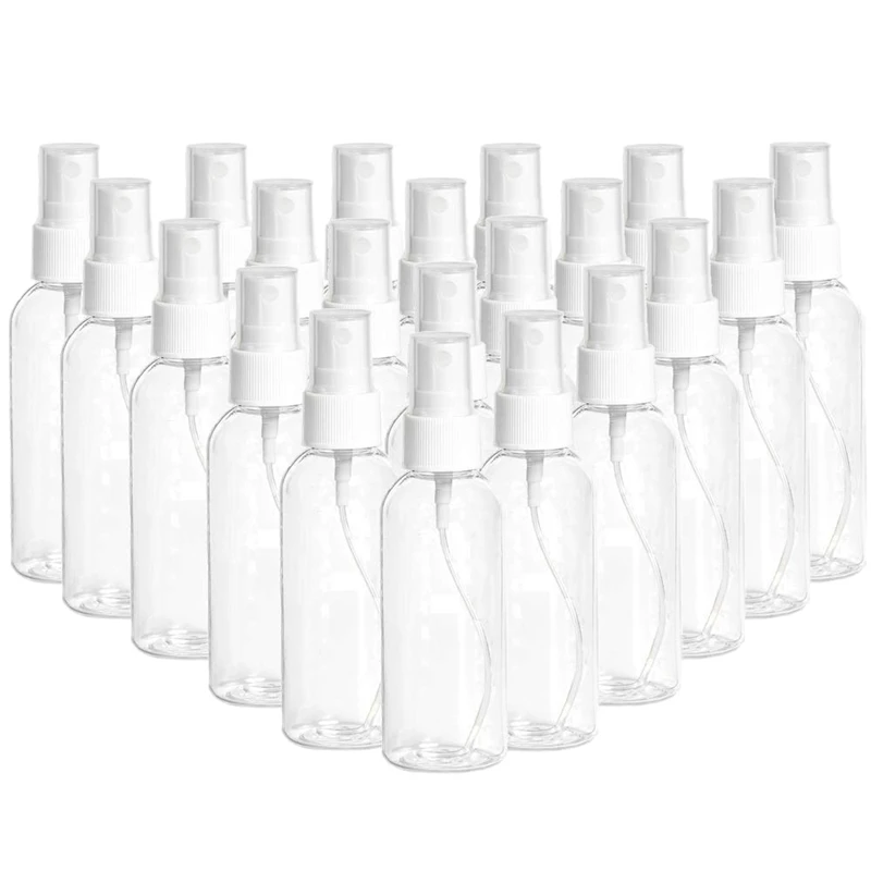 

50PCS 75Ml/2.5OZ Mist Spray Bottle Premium Transparent DIY Crafts Empty Pump