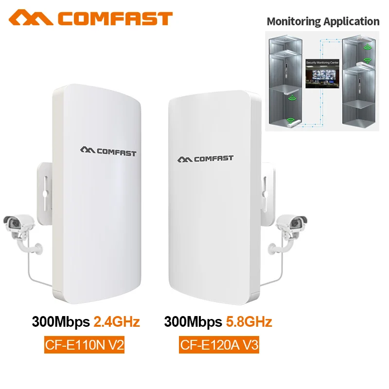 Comfast-roteador Externo sem Fio Ponte Cpe Longo Alcance Wifi Extensor de Sinal Ponto de Acesso Nanostação 2.4ghz 5ghz 300mbps 13km