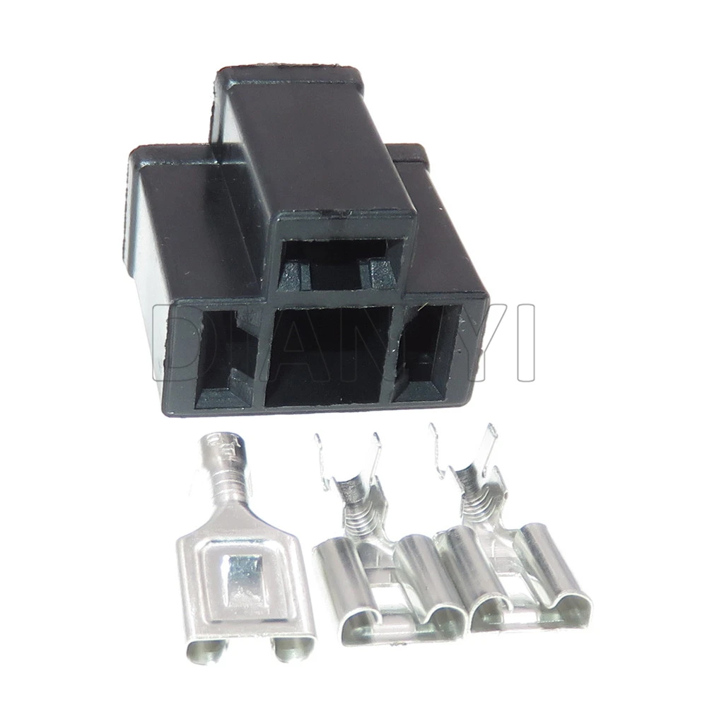 1 Set 3 Way Automotive Light Plug Car Electrical Connector Motorcycle