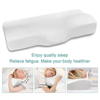 1 pc Memory Foam Bed Orthopedic Pillow Neck Protection Slow Rebound Memory Pillow Butterfly Shaped Health Cervical Neck 5
