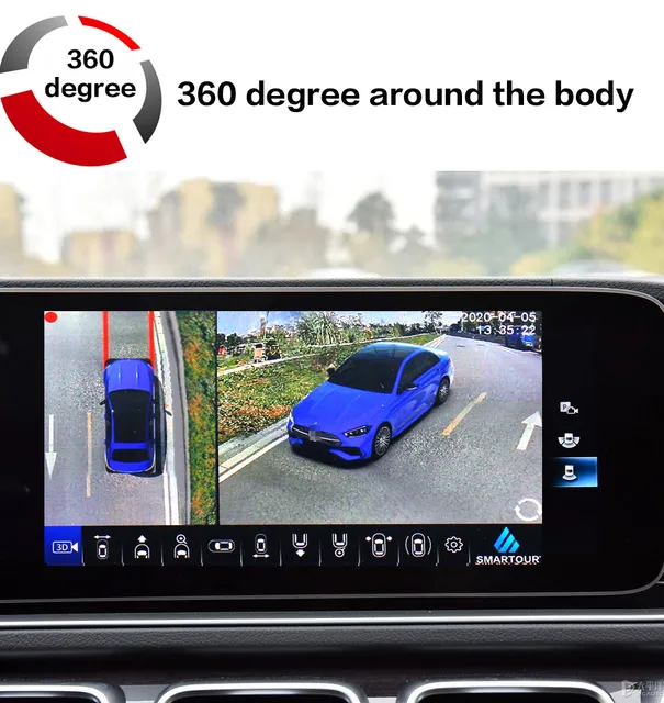 GWM ORA-Câmera Bird Eye com Vista Panorâmica, Visão de 360 Graus