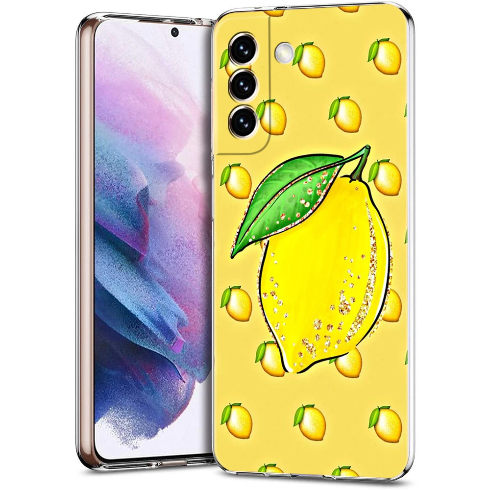 Mediterranean Lemon Transparent Phone Case