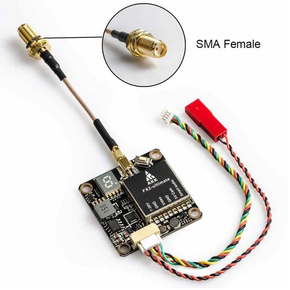 

FPV FX2-ultimate 5.8GHz VTX Support OSD Configuring Upgraded Long Range Version For RC Quadcopter Parts