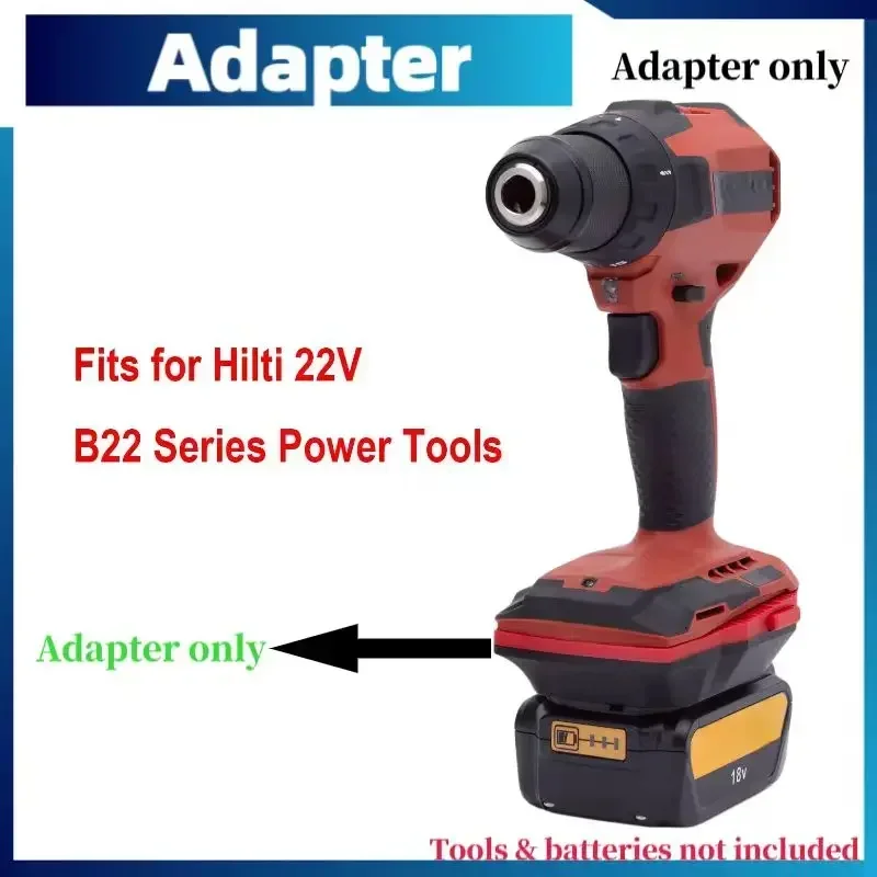 

For Dewalt Battery Adapter For Dewalt To Hilti Tool Adapter Converter Power Accessories