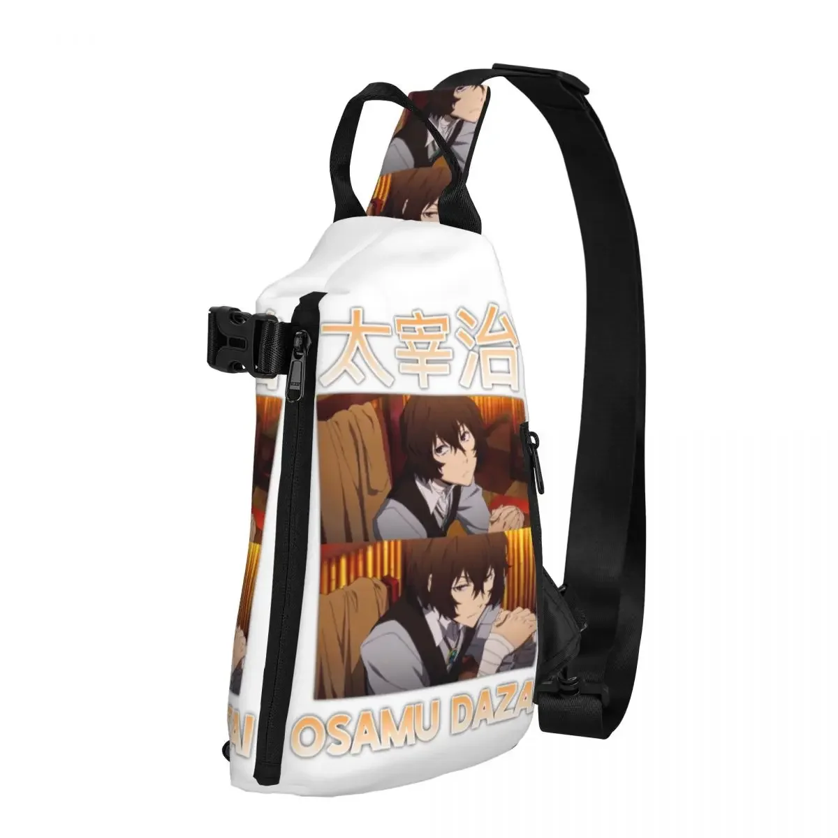 

Dazai Osamu Shoulder Bags Bungou Stray Dogs Bsd Husbando Streetwear Chest Bag Trip Sling Bag Fashion Phone Crossbody Bags