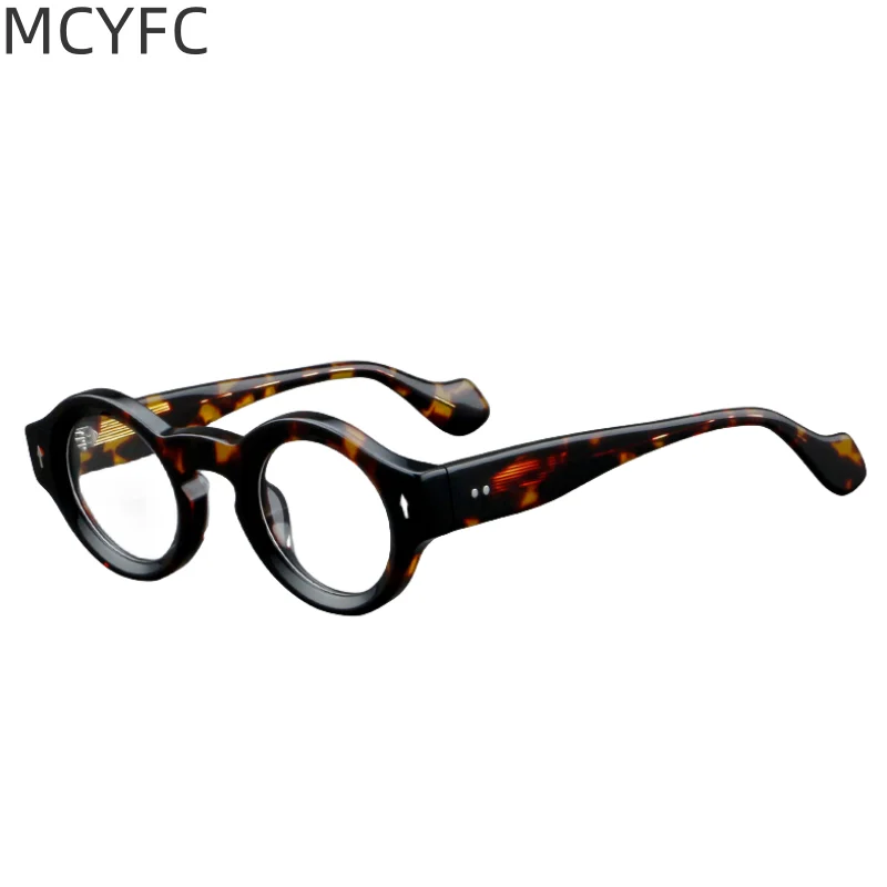 

MCYFC Acetate Material Glasses Frame for Men High Quality Hand Made Classic Style Round Glasses Frames Women Retro Eyeglasses