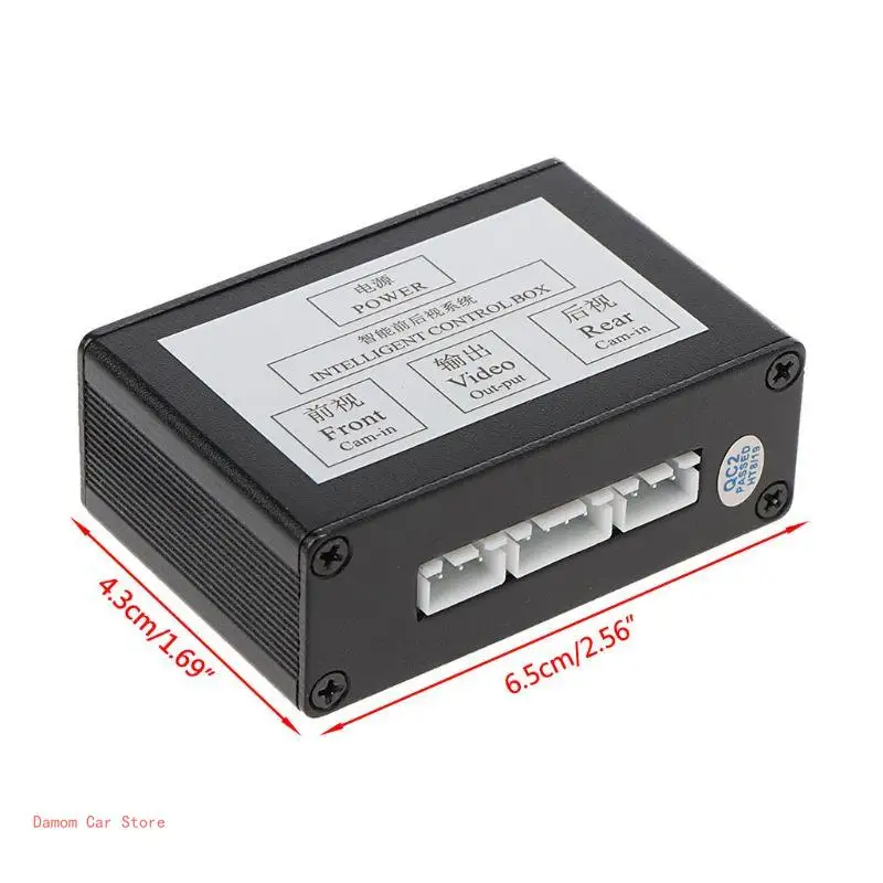 Car Camera Control Box 2 Way Camera System Front View Rear View Converter