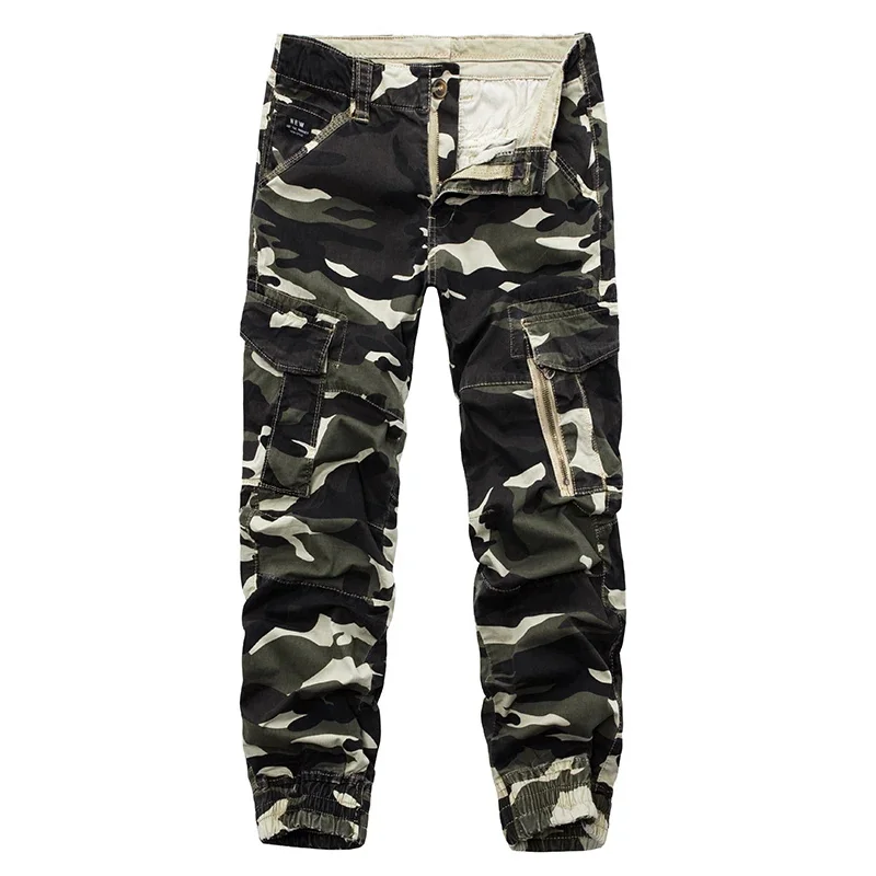 

Men Camo Cargo Pants 2024 Mens Baggy Tactical Trouser HipHop Cotton Multi Pockets Streetwear Joggers Sweatpants Army pants