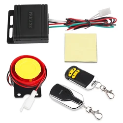 12V Motorcycle Anti-theft Alarm Security Alarm System Remote Control Theft Protection Scooter Moto Alarms Motorcycle Accessories