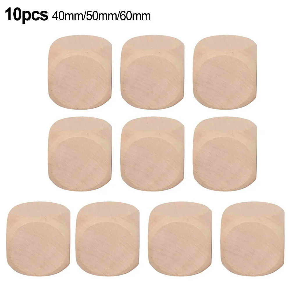 40 40 40mm Blank Wooden Dice Craft Printing Dice Screen Printing Various Size Versatile Use Endless Possibilities