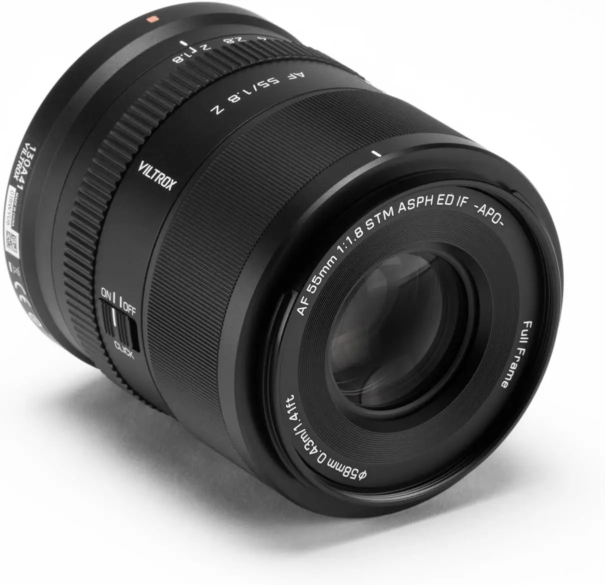 Viltrox 55mm F1.8 EVO AF 풀프레임 렌즈 (니콘 Z-마운트 카메라 Z30 Z50 Z50II ZFC Z5 Z5II Z6 Z6II Z6III Z7 Z7II Z8 Z9 ZF ZR 호환)