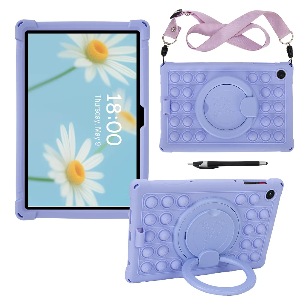 Enhanced Kids Safe 360 Rotating Soft Tablet Cover, 10.1-Inch