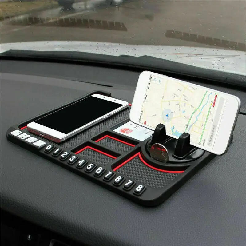 

Multifunctional Car Anti-Slip Mat Auto Phone Holder Non Slip Sticky Anti Slide Dash Phone Mount Silicone Dashboard Car Pad Mat