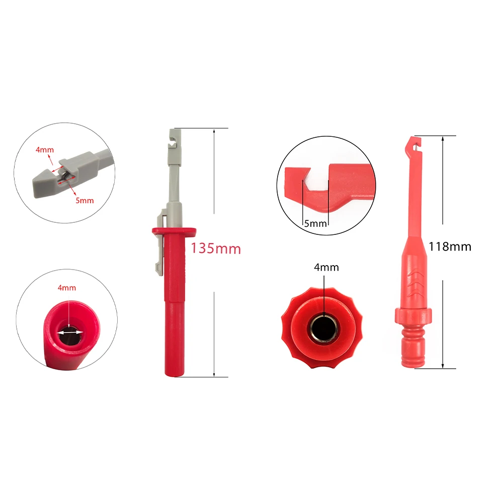 Safety Test Clip Insulation Piercing Probes Clip Piercing Test For Car Circuit Detection Diagnostic Tool Cable circuit detector circuit tester