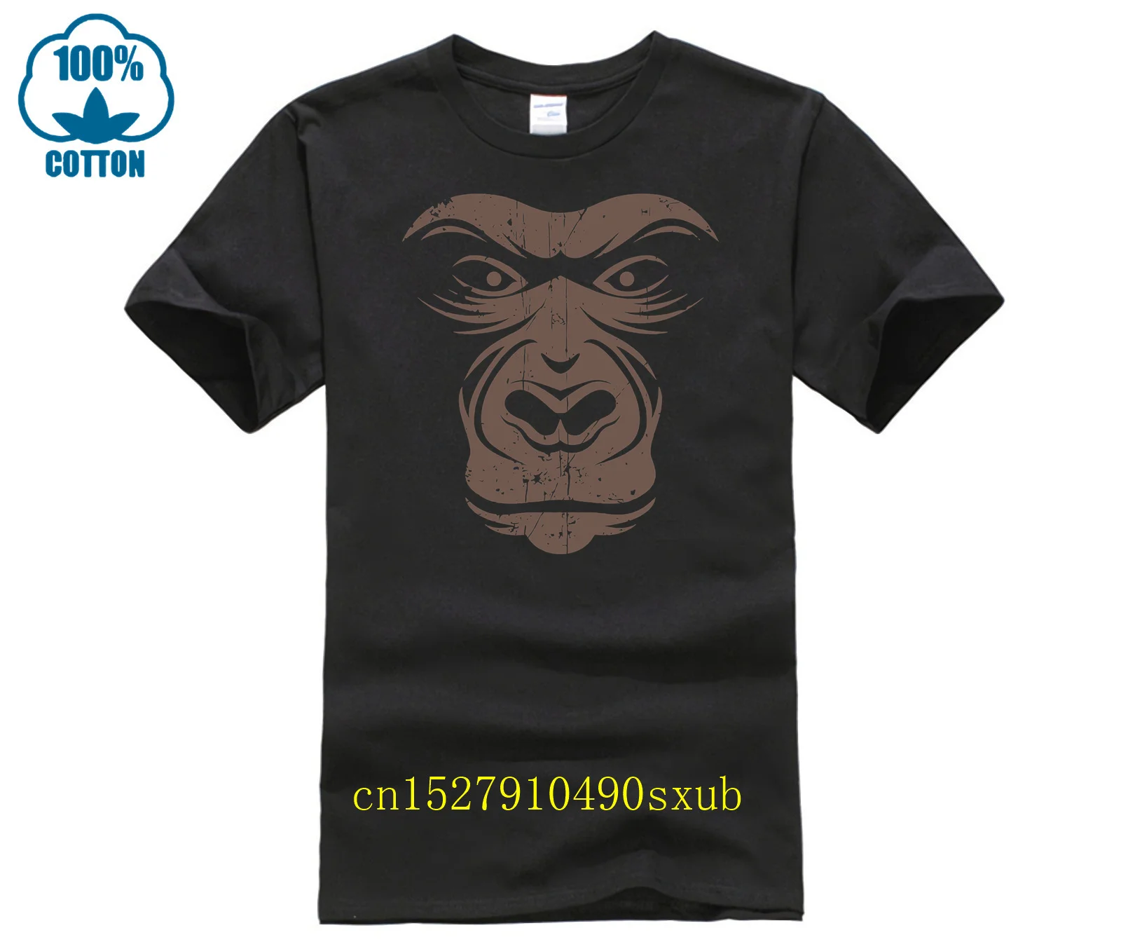 Maglietta Da Uomo Silverback Gorilla Graphic T Shirt Rose Women'S Shirt