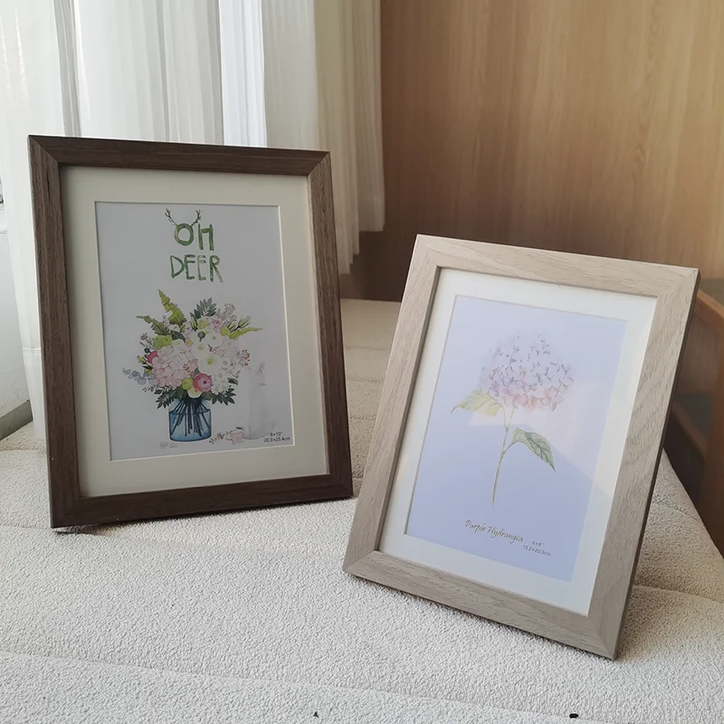 Natural Wood Photo Frames For Picture Wall 10X15 15X20 20X25 A4 Pictures Frame Stand For Photo Decor Commemorative Gift 1Pc photo frame,wood photo frame,wood frame,wood picture frame,art frames