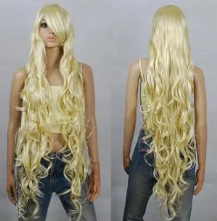 

Парик для косплея, 100 см, блонд