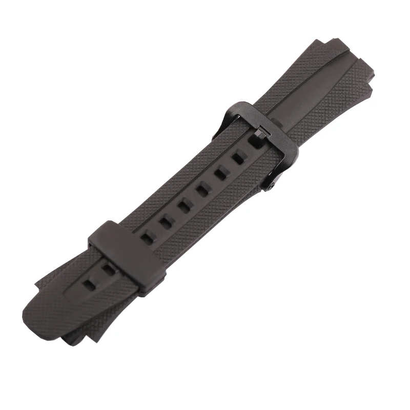 Watch accessories for CASIO AQ-163W-1 AQ-160 Sports silicone waterproof watchband needle buckle unisex